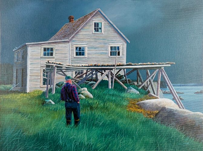 The Lost and the Lonely:  $300 canvas  Item #:  1373